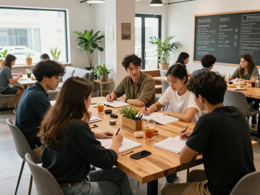 Group enjoying communal living at Berkat Home Living, emphasizing rokok88 daftar