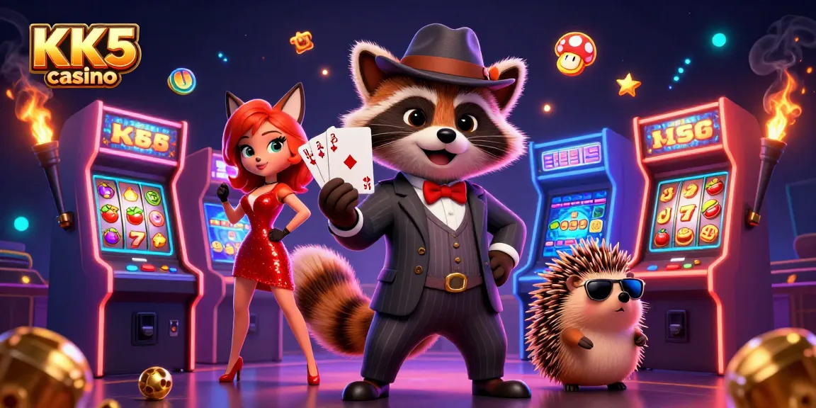 Engage with KK5 casino for a chance to win big at colorful game machines!