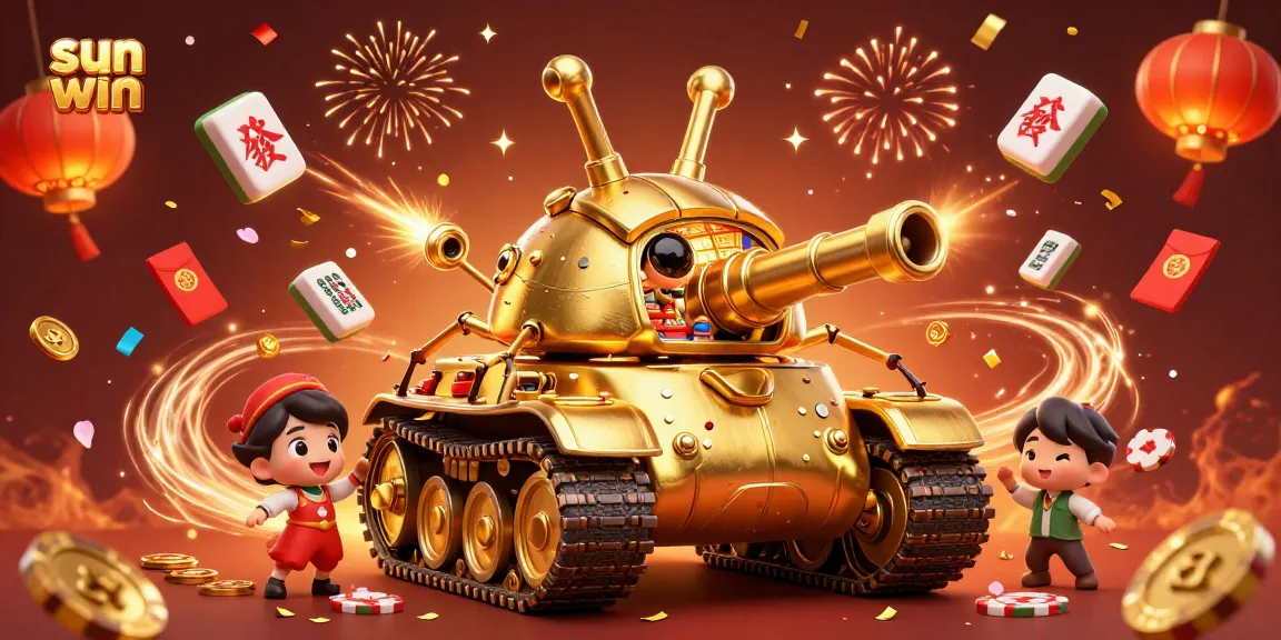 Experience the thrilling games at sun win with vibrant casino elements and celebratory atmosphere.